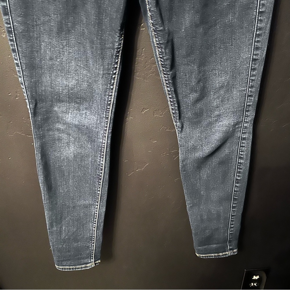 7 jeans B(AIR) ANKLE SKINNY IN STREAM Size:27 Color: Blue skinny jeans mid-rise - Picture 4 of 9